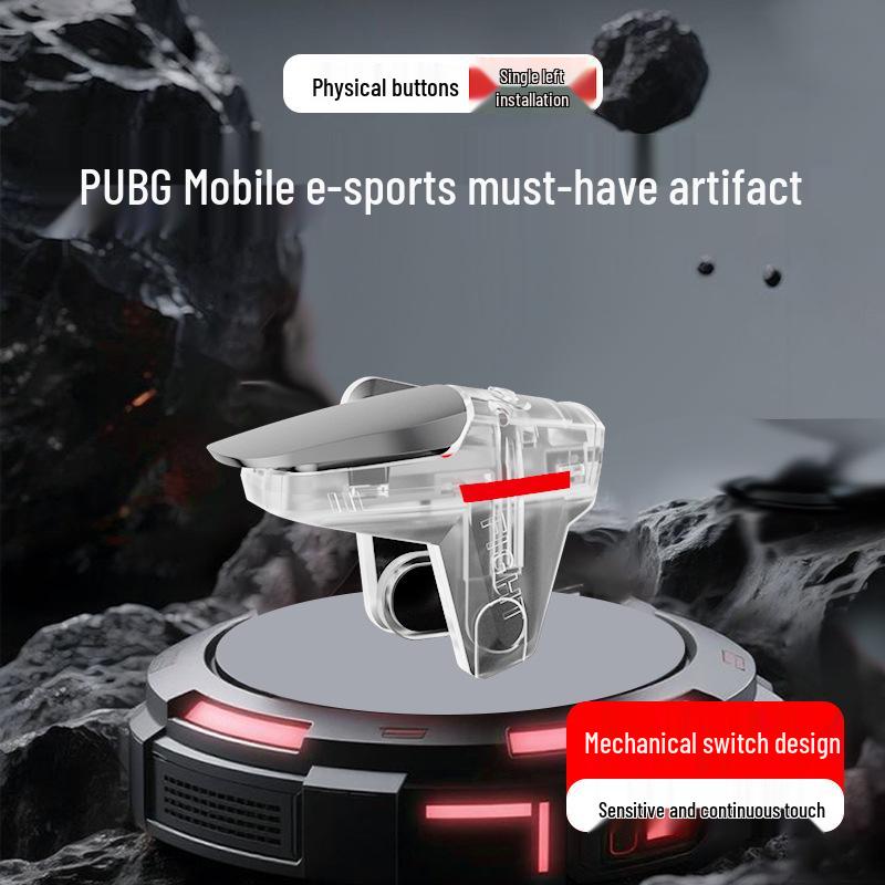 New Transparent DY05 Rapid-Fire Game Controller: Four-Finger Chicken Eating Attachment (50 Shots/Second)