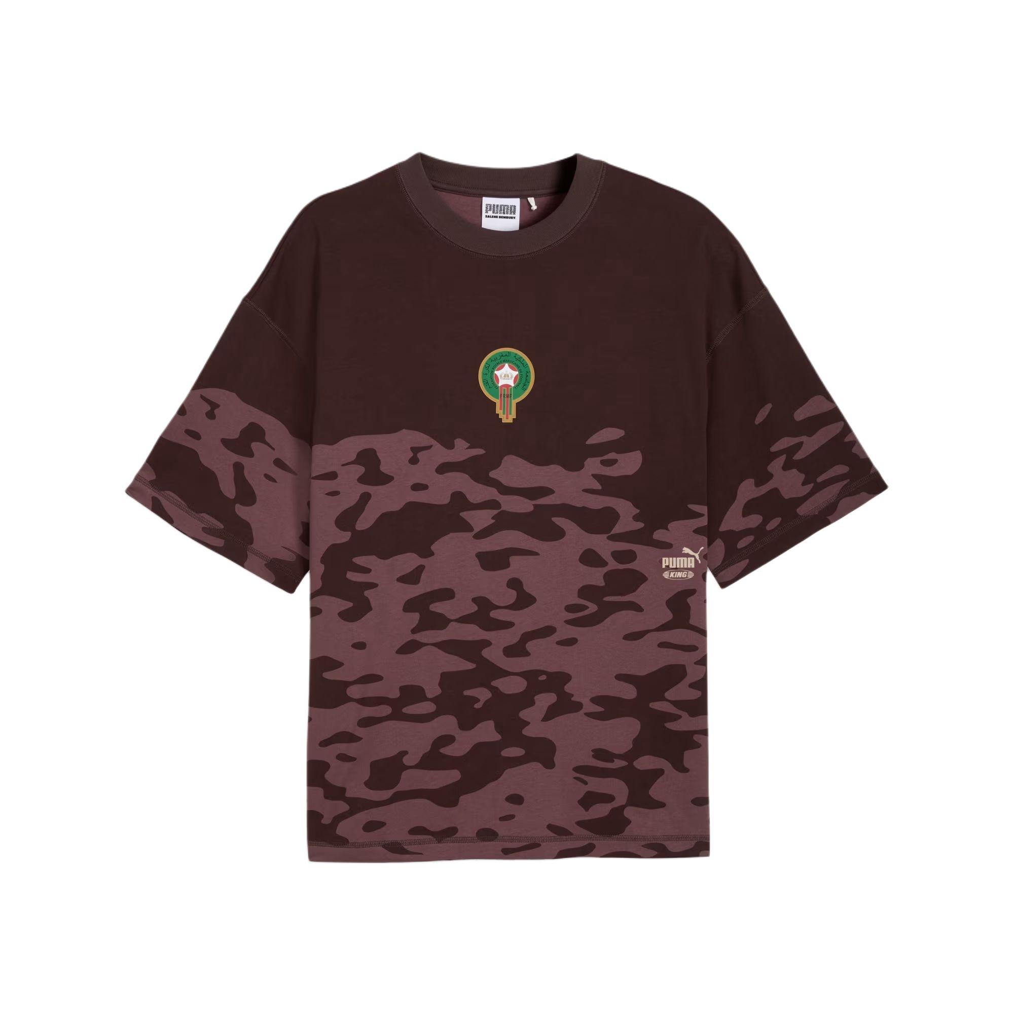 Puma x MAROKKO x SALEHE BEMBURY KING Oversized T-shirt 'Chocolate Brown' Heren 635132-13