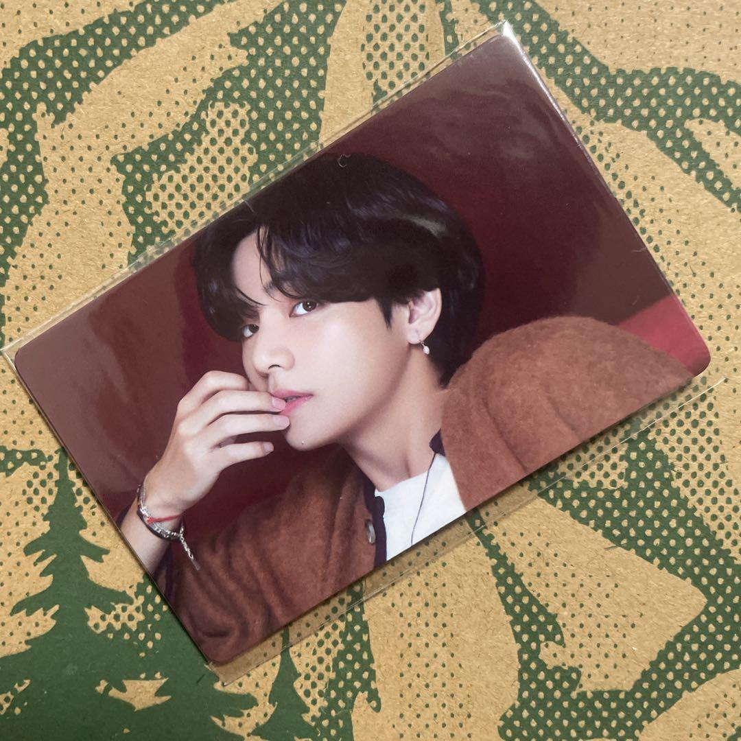 

[USED] BTS Taehyung Cubic Painting Trading Card BE V