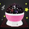 Baby-Nachtlicht mit Musik-Sternprojektor, romantische rotierende Tischlampe für Kinder, mehrere Farben