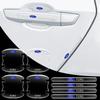 AACF1 Car Protection Strip Auto Door Handle Bowl Anti-Scratch Stickers For ST Line Focus Mustang Fiesta Ranger Kuga Mondeo Escape