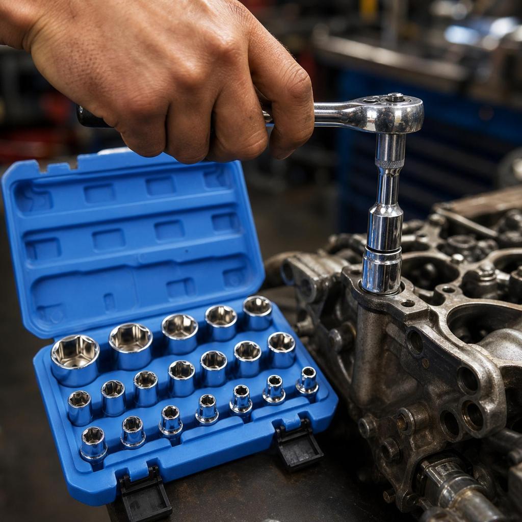 Hex Socket Set Sturdy Tool Hardened for Auto Repair