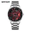 Sanda Meilleure Vente 1088 Montre pour Adolescent: Personnalisé, Cadran Rotatif 3D, Tendance, Quartz Étanche.
