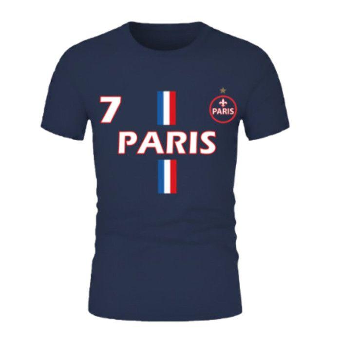 Men's Football Sportswear Paris Style - Jersey & Jogging - Spring / Summer Collection - - Blue