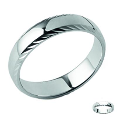 Silver Alliance 'Lien d'Amour' prata (ródio) - 5 mm