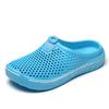 Women's Solid Color Flat Slippers Slip On Round Toe Non-slip Outdoor Casual Shoes Beach Shoes for Spring and Summer