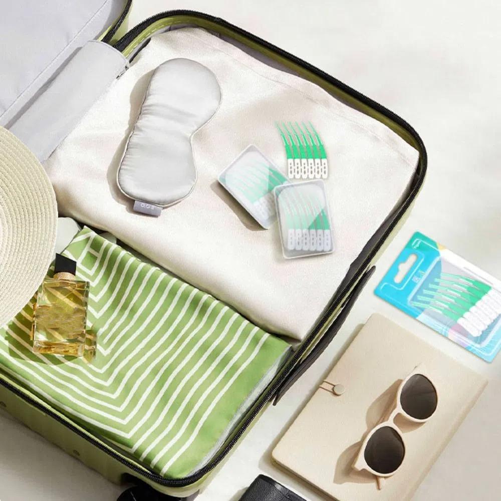 60Pcs Tooth Cleaning Orthodontic Interdental brush Soft Bristle Tooth Cleaning Device Unisex