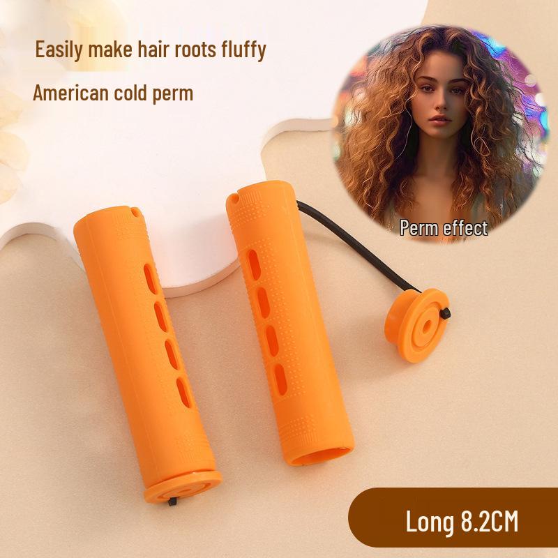 Lokówka z podnoszeniem u nasady i wałkiem do grzywki - Narzędzie fryzjerskie z pokrywką i gumką.