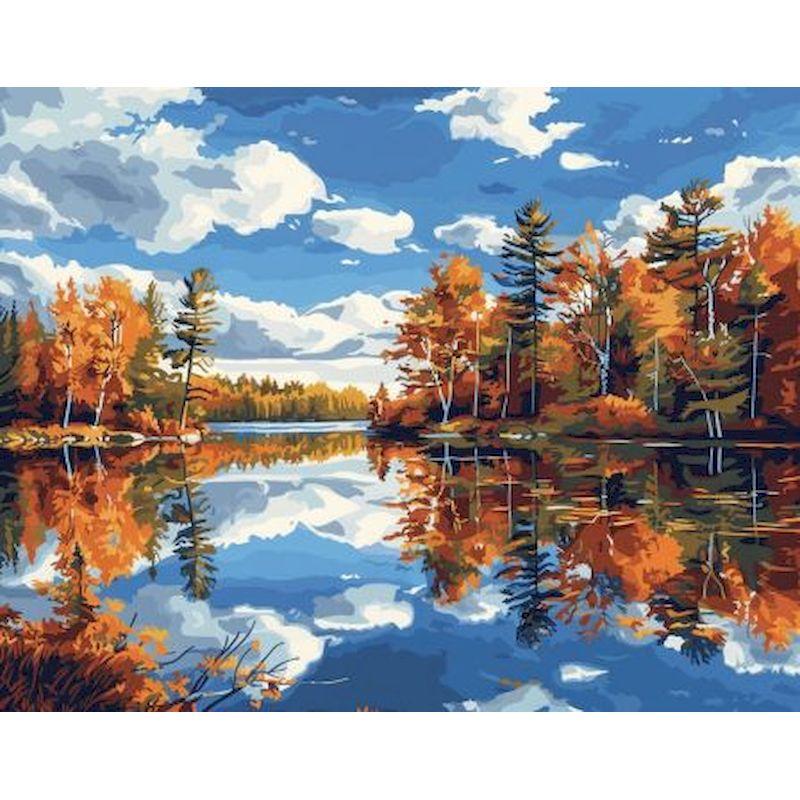 CHENISTORY Diamond Painting Landscape Kit Full Embroidery Cross Stitch Wall Decorative Rhinestone Pictures Hobby For Home