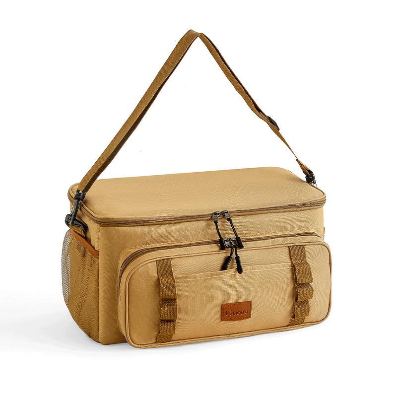 Oxford Cloth Large Capacity Insulated Lunch Bag - Thermal Picnic Ice Bag