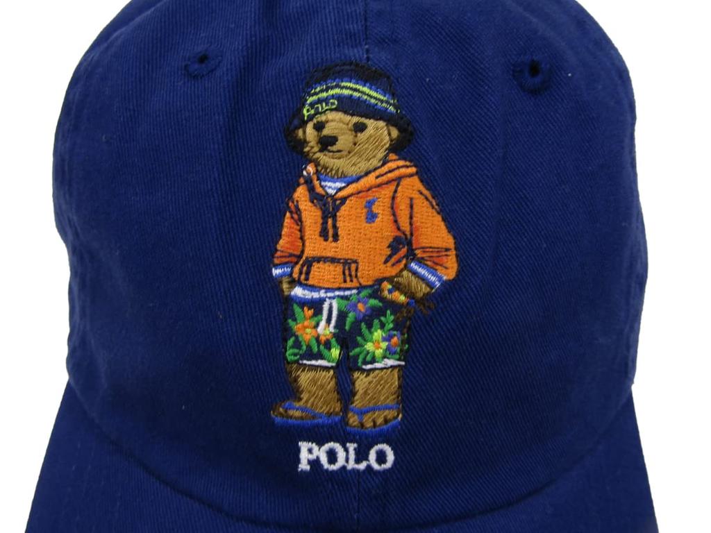 (Polo Ralph Lauren) POLO Ralph Lauren Men's Women's Polo Bear Embroidered Cap Hat 0108986 NAVYFSHORTS [Used]