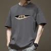 Men's Cotton Short-sleeved Printed Crew Neck Top Loose T-Shirts Men’s