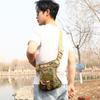 Men's Camouflage Multifunctional Outdoor Bag - Crossbody, Waist, and Leg Options for Sports and Mountaineering.