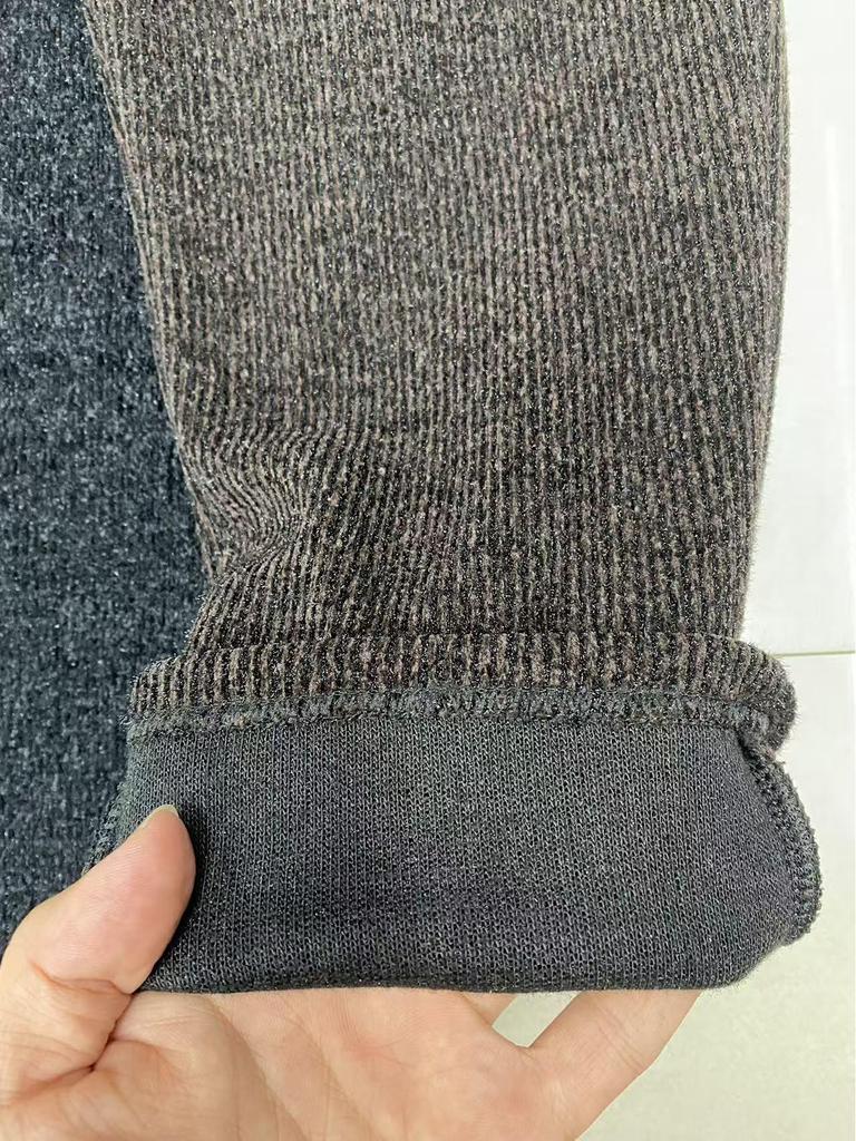 Herbstgoldene hochwertige Nerz-Samt lockere Haremshose für Damen - Bequem, schlankmachend, hochgeschnitten für Mütter mittleren Alters und ältere Mütter