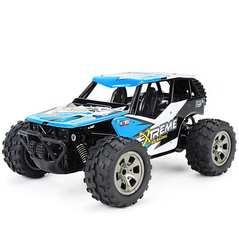 1:18 2.4G RC Short Course Truck, 20km/h High Speed with Deep Tread Tires & Spare Wheel, Kids Off-Road Toy
