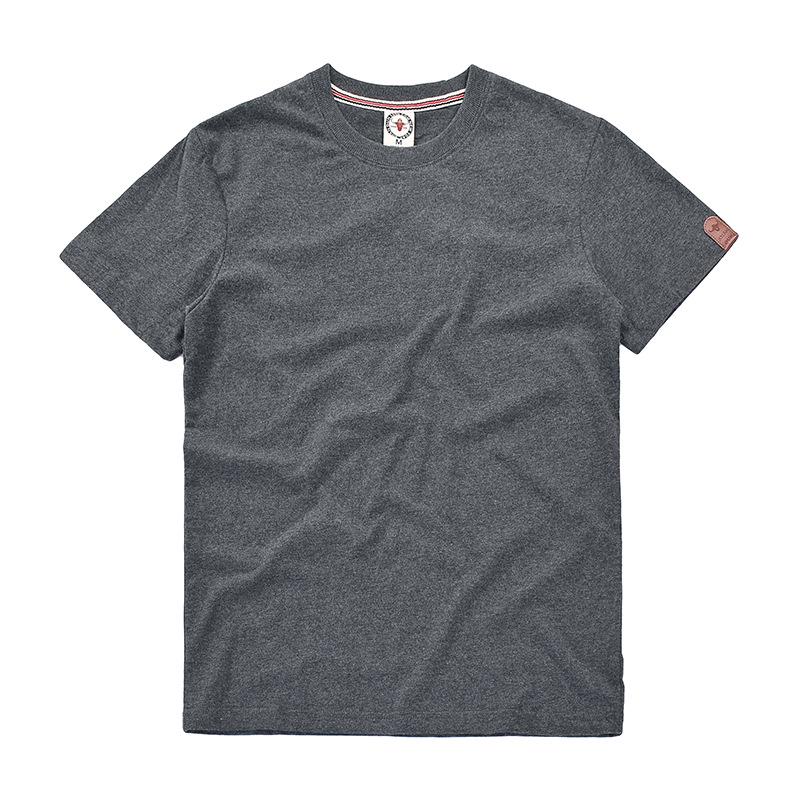 

Men s Trendy Round Neck Cotton T-Shirt - Short-Sleeve, Casual Fit, Solid Color, Stylish Print, Independent Design XL (140-160 cm)