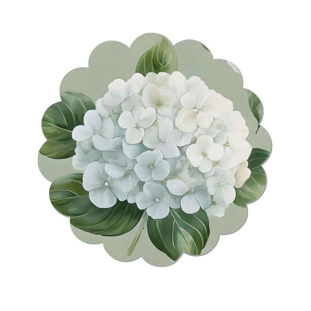Heat Resistant Petal Round Mat Round Shape Heat Resistant Placemats  Tea Party A