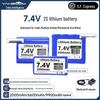 7.4V 18650 Lithium Battery Pack for Smart Car, Robot Servo Motor, and Electric Gimbal with 8.4V Charging