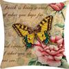 American Retro Printed Linen Pillowcase Living Room Sofa Office Pillow Car Cushion Cover