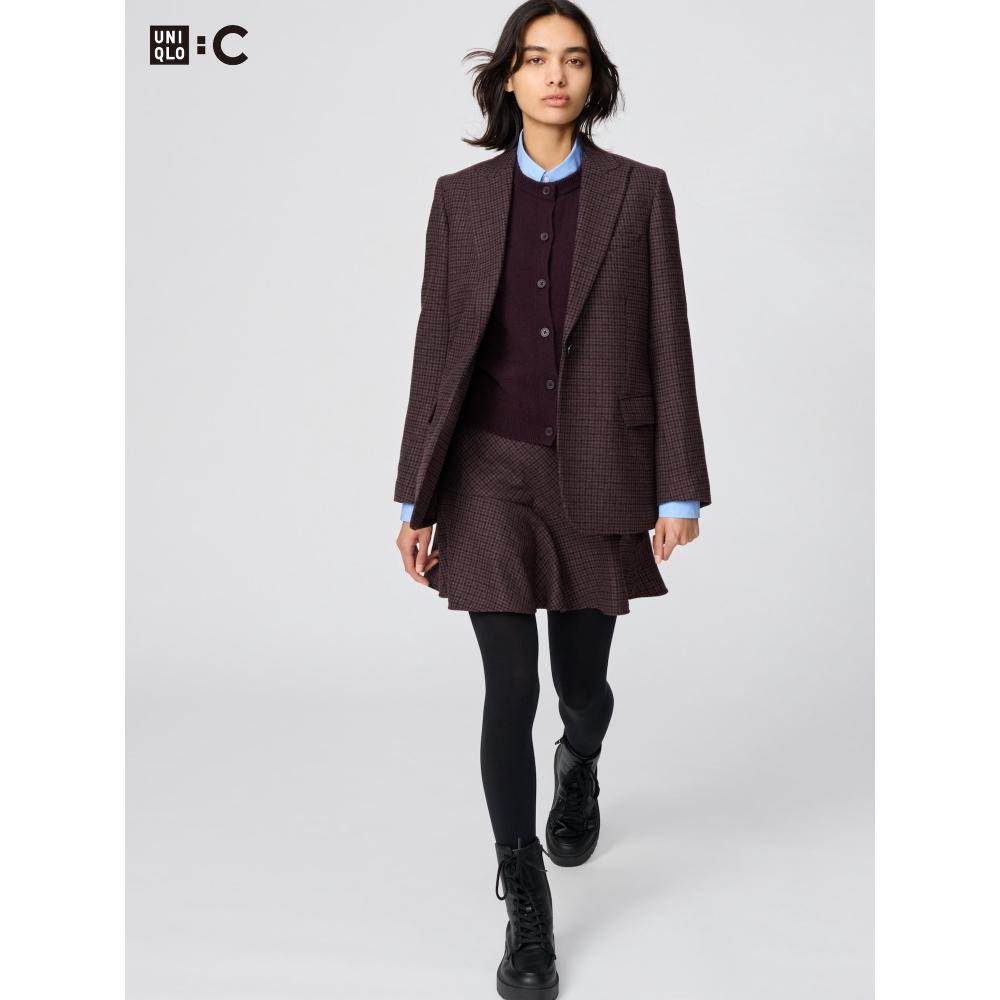 Uniqlo Flare Coat  Check