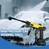 Electric Car Pressure Washer Handheld,Portable Battery Power Washer With 6-in-1 Nozzle, For Car Floor Fence Wall Cleaning K9Y4