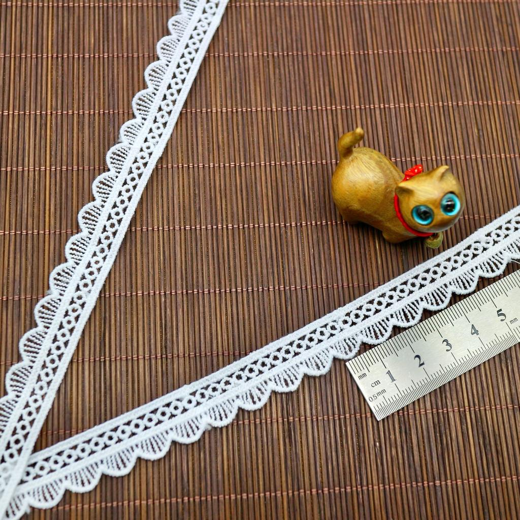1.5 Cm Milk Silk Embroidered Lace, Home Textile Sofa Cushion Accessories, Curtain Jewelry Decoration