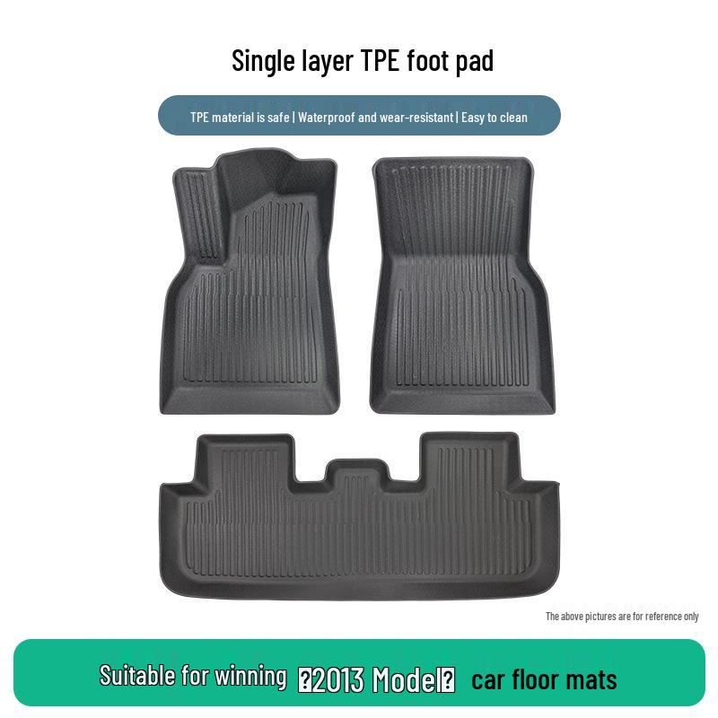 Non-Slip Waterproof Floor Mats for 2013 Ford Kuga - Wear-Resistant TPE