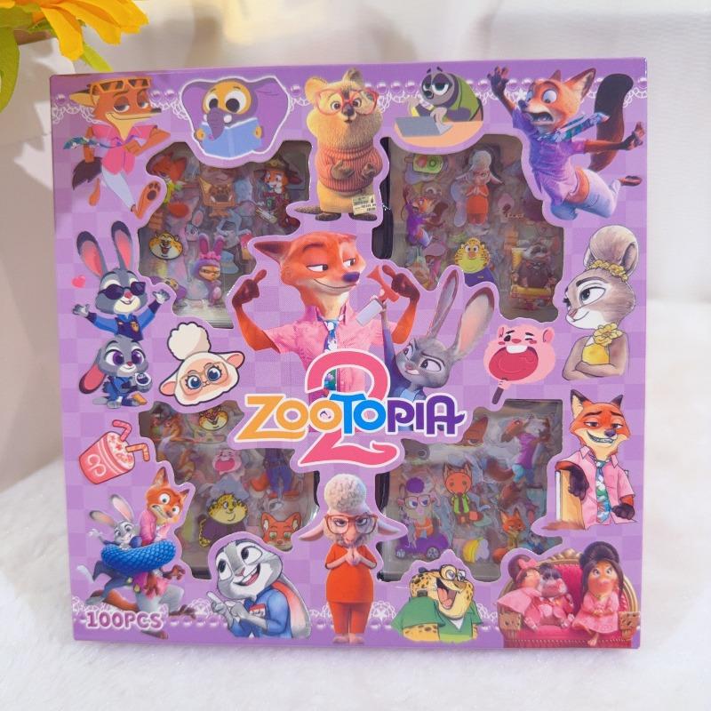Disney Zootopia 100 Sheet Sticker Journal Stickers, DIY Phone Case Decals, Stylish Stickers, Phone Case and Laptop Decoration Stickers