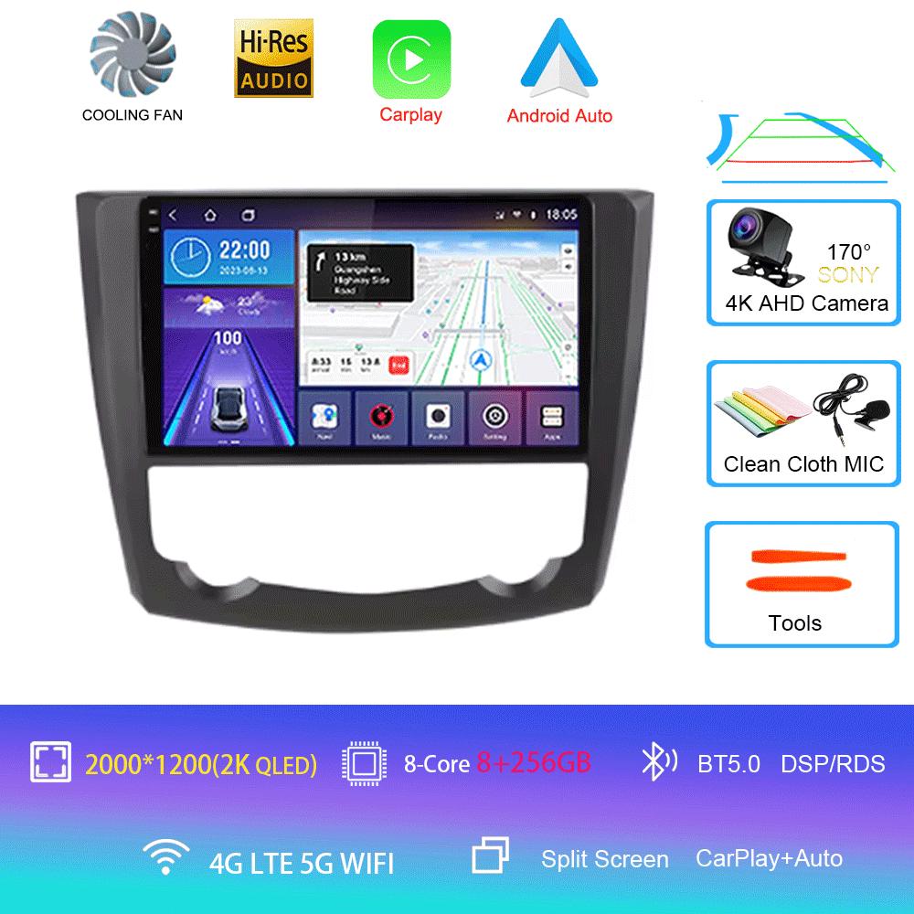 Für Renault Kadjar 2015 2016 2017 2018 2019 9 Zoll Android 14 Auto BT Radio Multimedia Video Player Navigation GPS 2 Din Kein DVD