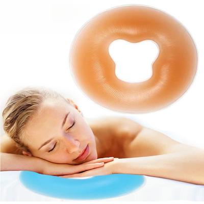 Forme O/U Coussin en Silicone pour Salon de Beauté Visage SPA Corps Dos Massage Coussin Relaxant Coussins Coussinet