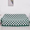 OEING Reversible Sofa Cover & Blanket (Black & White Chessboard)