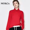 MO&Co. Women's Wool Cashmere Turtleneck Sweater