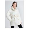 European & American Style Women's Mid-Length Down Cotton Jacket, 2024 Winter Outerwear Coat – New Design for Students