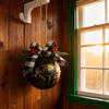 Sino de Natal de Metal para Porta - Decoração Festiva de Feriado