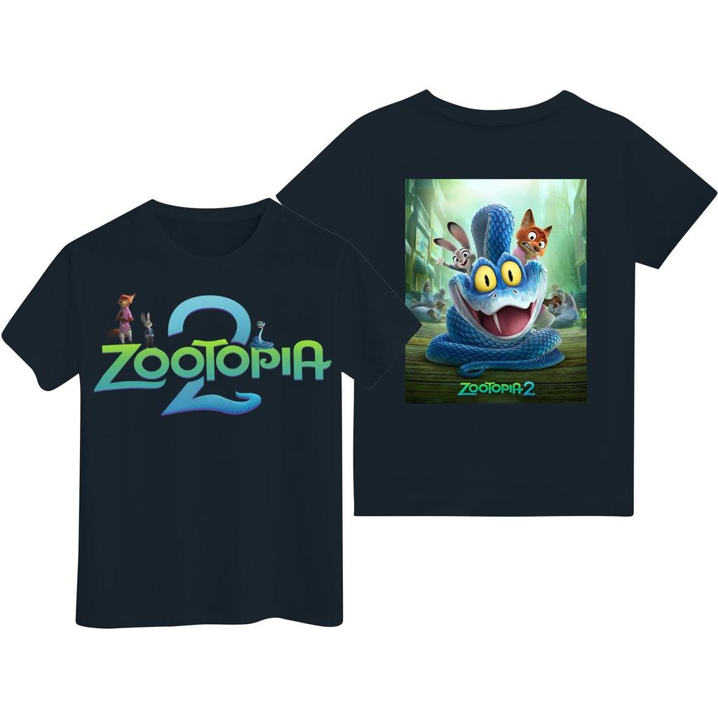 Children's Casual Fashion Cartoon Print Short-sleeved T-shirt Top