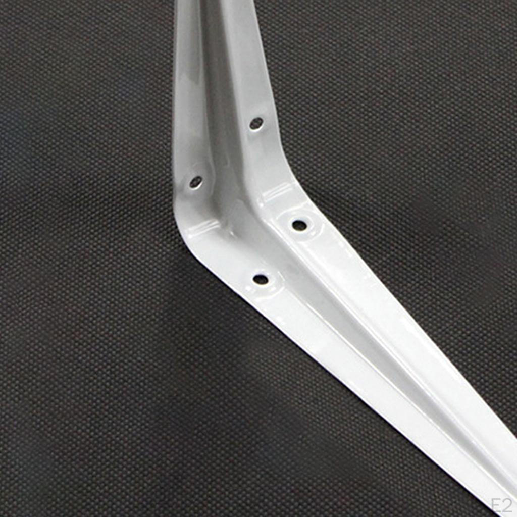 20 kusů kovových úhlových držáků plovoucích polic Držák rohových polic, včetně šroubů