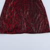 Jnleaog Autumn New Women's Clothing Fashion French Fashion Design Sexy Silm Leopard Print Sequin Slip Dress