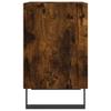 Nightstands (2 Pcs) Smoked Oak Finish 40 X 30 X 50 Cm Engineered Wood