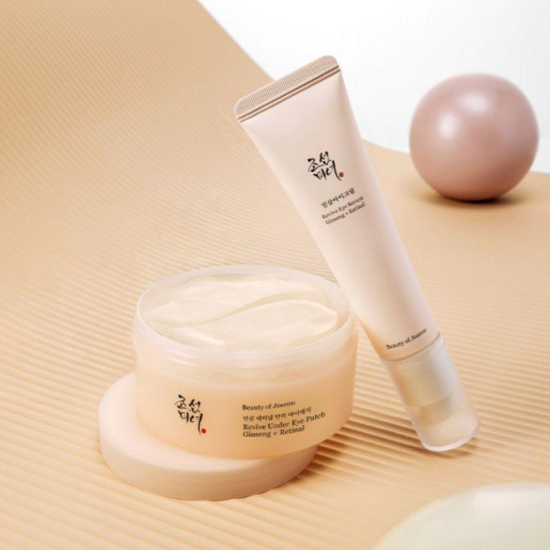 Korean Ginseng Retinal Eye Patch Firming Hydrating Under Eye Care Dark Circle Care K Beauty Beauty of Joseon 60pcs