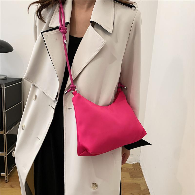 Stylish Casual Shoulder Bag For Women Large Capacity Tote Bag Nylon Fashionable Design
