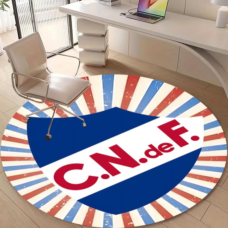Personalized Club Nacional de Football Round Chair Office Rug - Perfect for Mat, Office Chair & More - Ideal Gift for Birthdays and Holidays