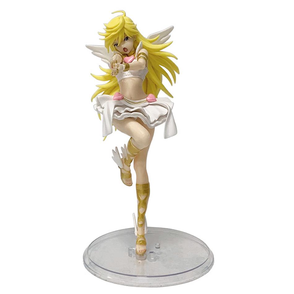 20cm Panty Kous met Jarretel Anime Figuur Panty Kous PVC Anime Actiefiguren Model Anime Cartoon Model Speelgoed Cadeau beige