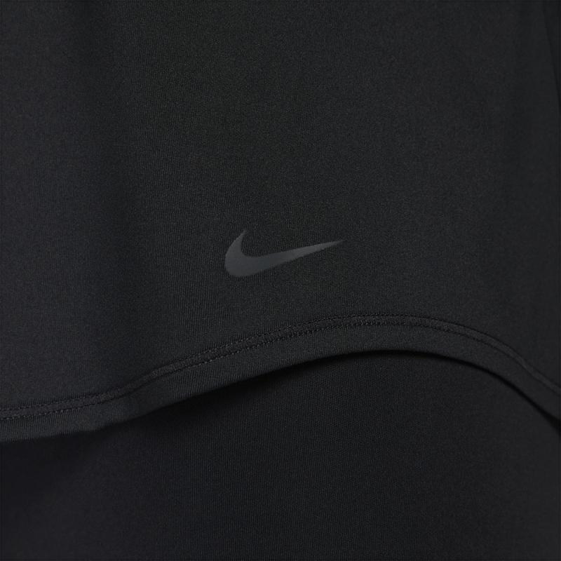 Nike Solid Color Crew Neck Long Sleeve T-Shirt Women tops IH8598-010