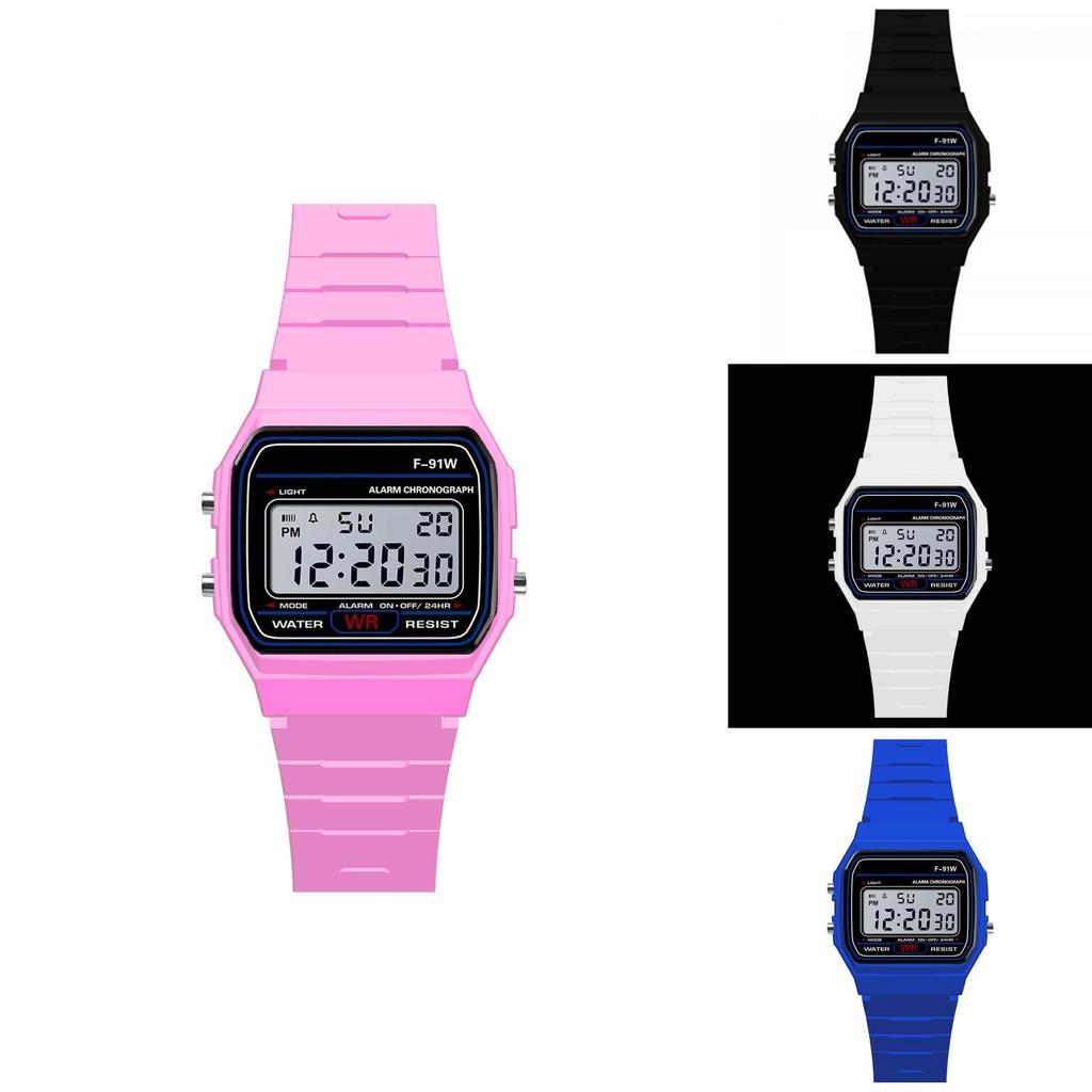 Premium Sports Electronic Watch With Multifunctional Night Light And Alarm Clock