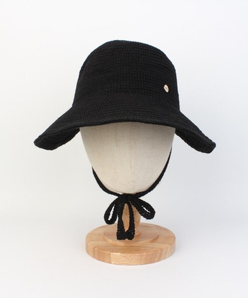 Yunibeosyeolkemiseuteuli Summer Black Logo Round Bonnet Hat