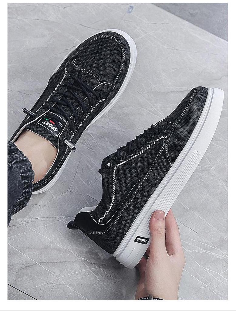 Spring 2025 Men's Casual Linen Canvas Sneakers