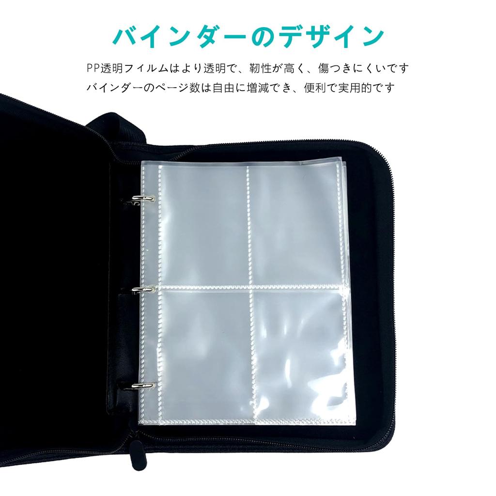 linshesf Card Compatible with Pokemon Holds 400 Card Card Trading Card Pokemon Card Card Trading Card Perfect for Card New and Christmas Gifts Holder,