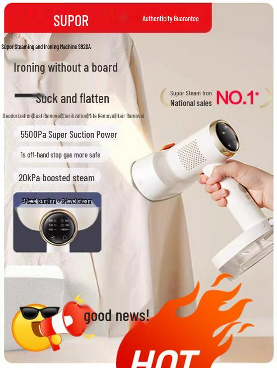 

Titanium Upgrade Handheld Steam Garment Steamer & Ironer