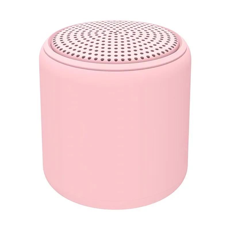 Mini Portable Wireless Bluetooth Speaker Long Lasting Life Stereo Surround Bass USB Charging Outdoor Round Audio Player Hot Sale