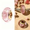 New Exquisite 925 Silver Colored Glass Beads Flowers Murano Bead Charms Fit DIY Bracelet Jewelry Fine Gift for Women